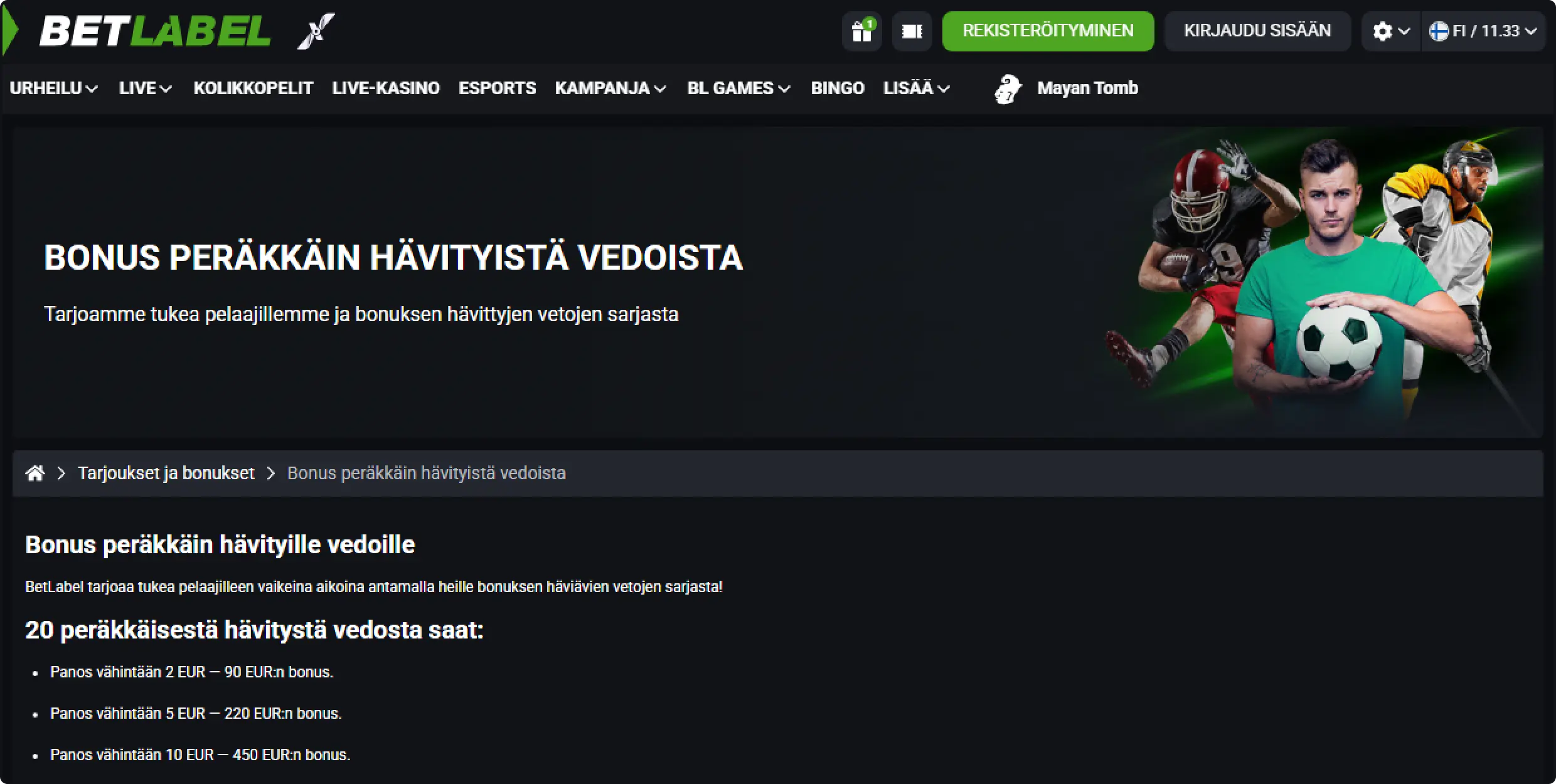 BetLabel sivusto BetLabel sivusto